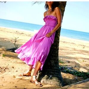 Free People Lush Life Midi Size Medium NWOT